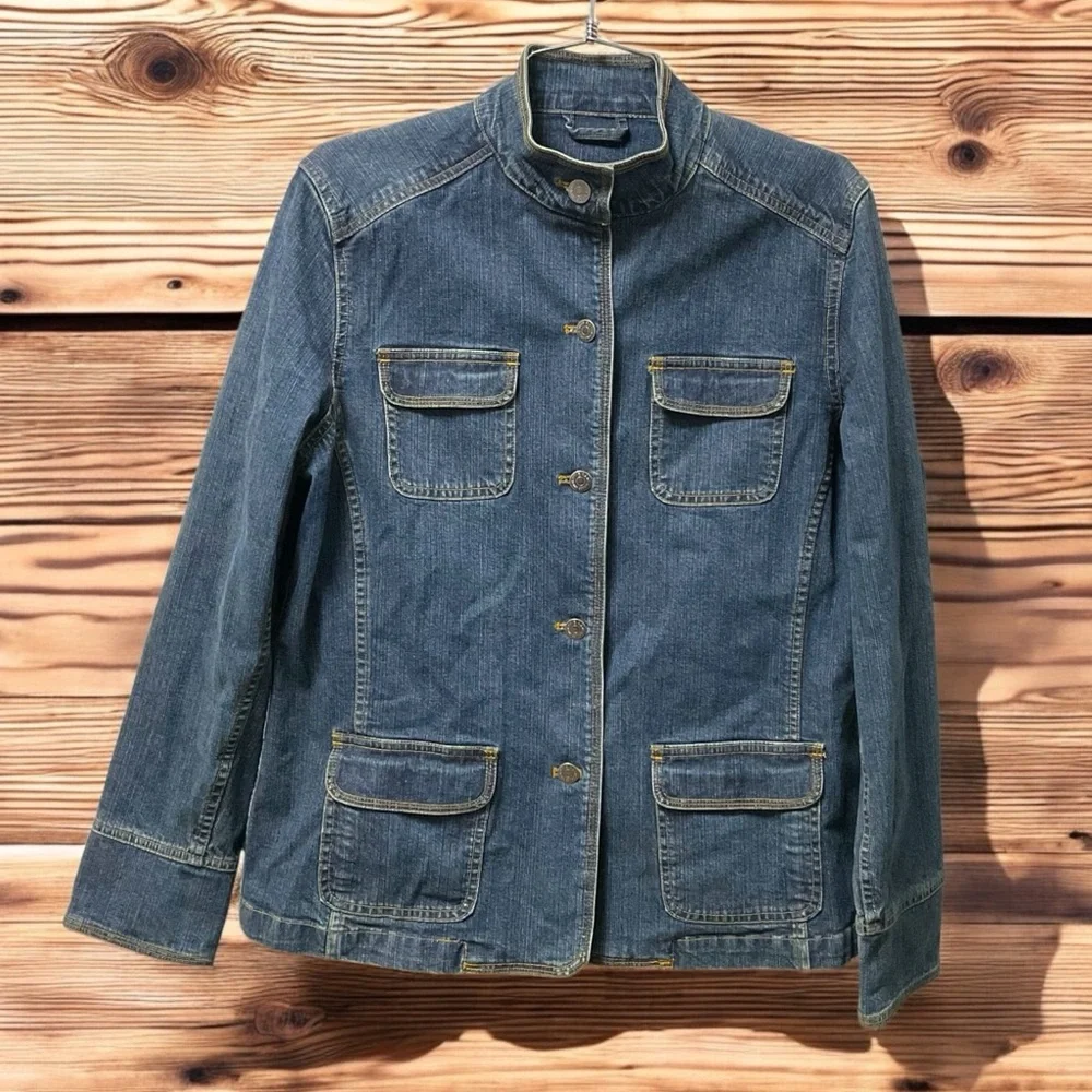 Eddie Bauer Blue Denim Jacket - Picture 12 of 12
